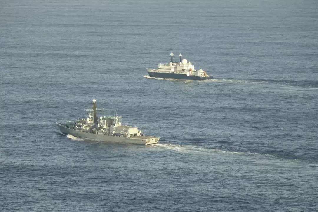 Royal Navy Intercepts Russian Spy Ship Yantar in English Channel