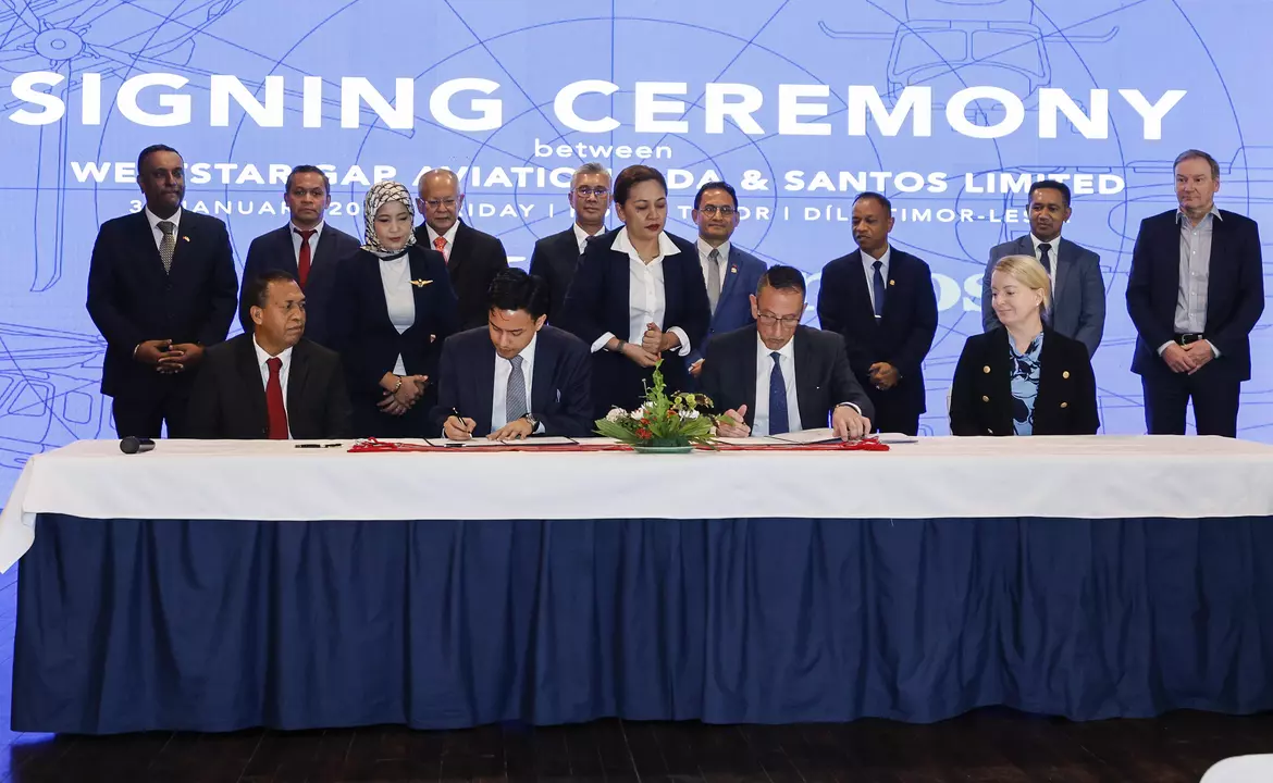 Santos and Weststar-GAP Aviation LDA: A $40 Million Strategic Partnership for Offshore Operations in Timor-Leste